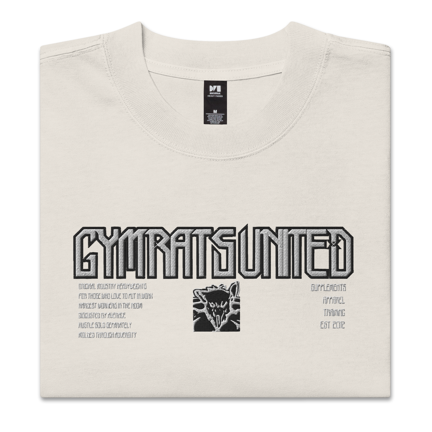 GRU EMBROIDERED OVERSIZED TEES