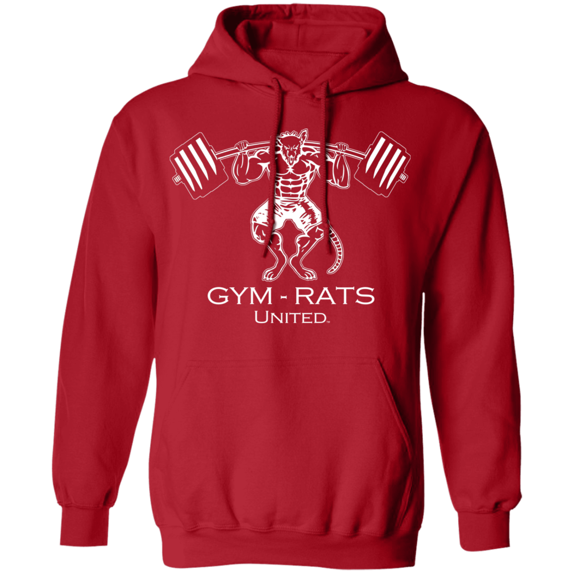 Gym Rats United Logo Light Pullover Hoodie