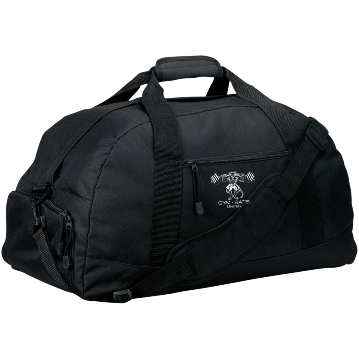 GYM RATS UNITED LOGO DUFFLE BAG