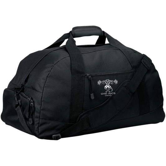 <transcy>GYM RATS UNITED LOGO DUFFLE BAG</transcy>